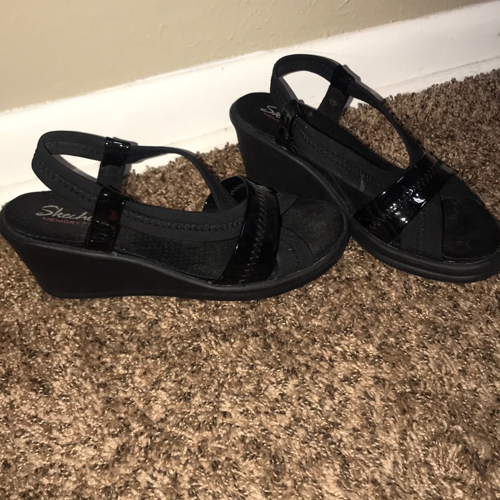 Skechers memory foam wedges